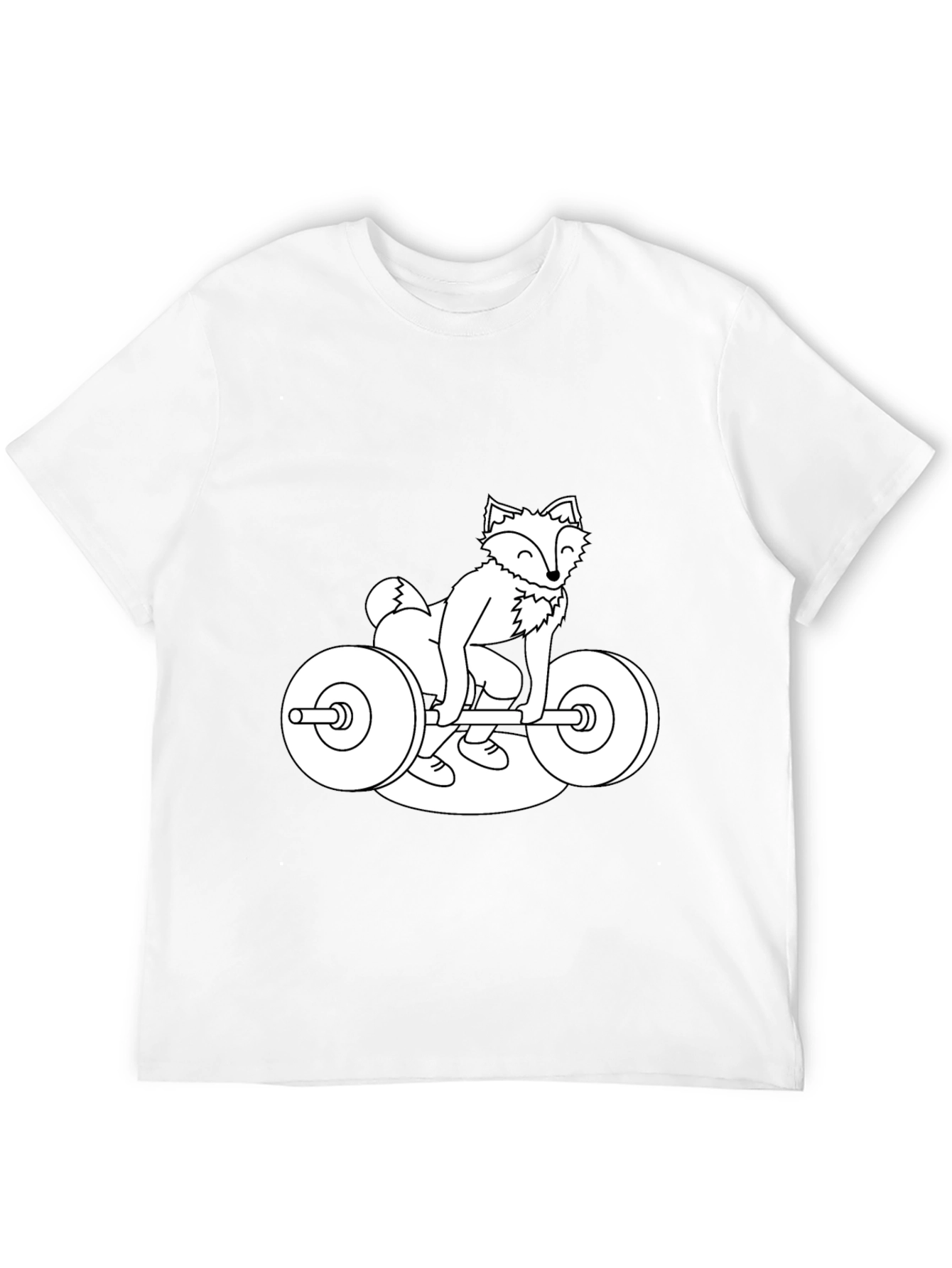 Fox Lifting Barbell T-Shirt - Gym Animal Tee