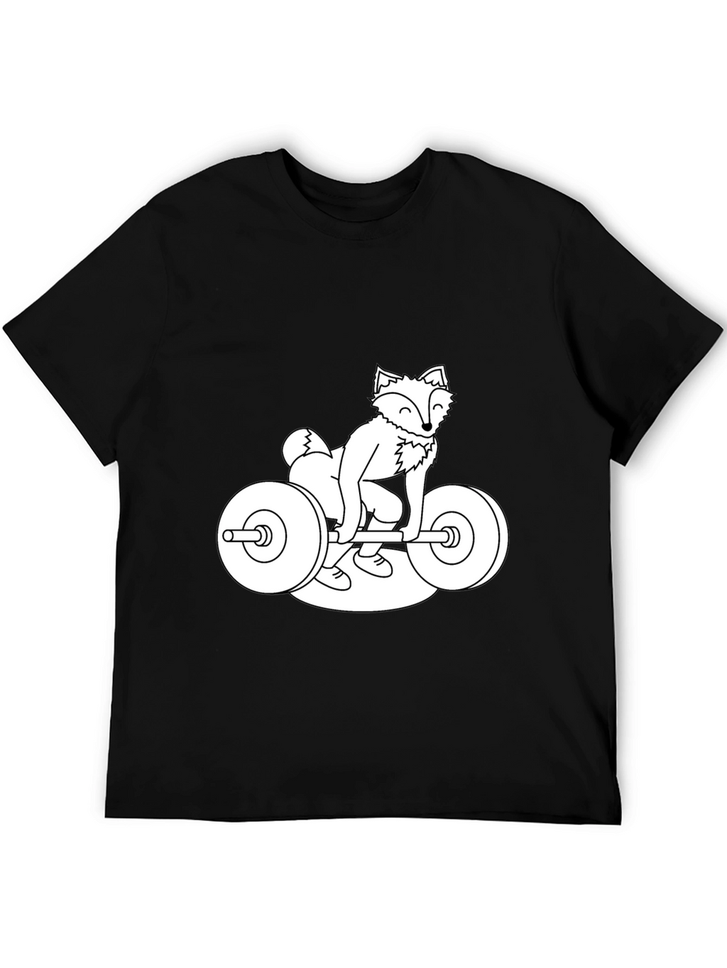 Fox Lifting Barbell T-Shirt - Gym Animal Tee