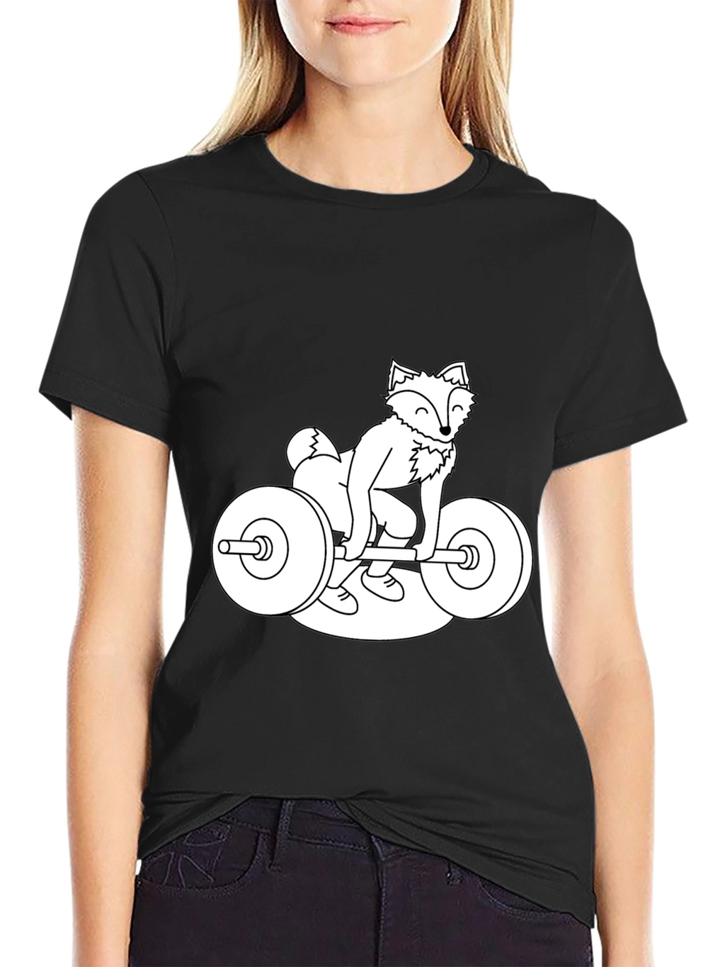 Fox Lifting Barbell T-Shirt - Gym Animal Tee