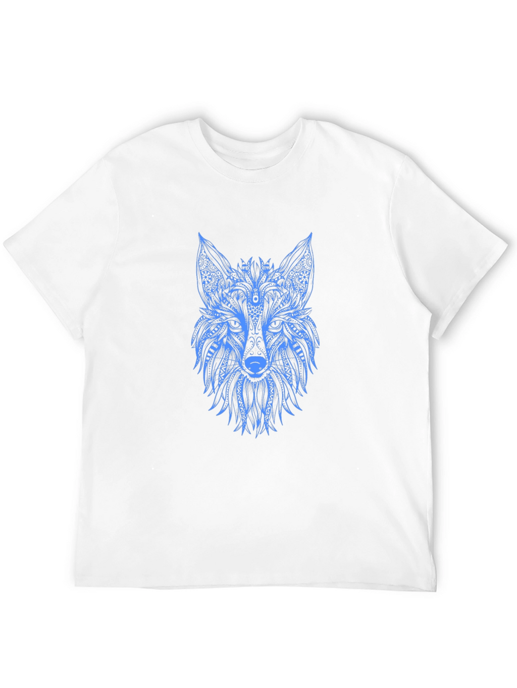 Aztec Fox Graphic T-Shirt - Unique Design
