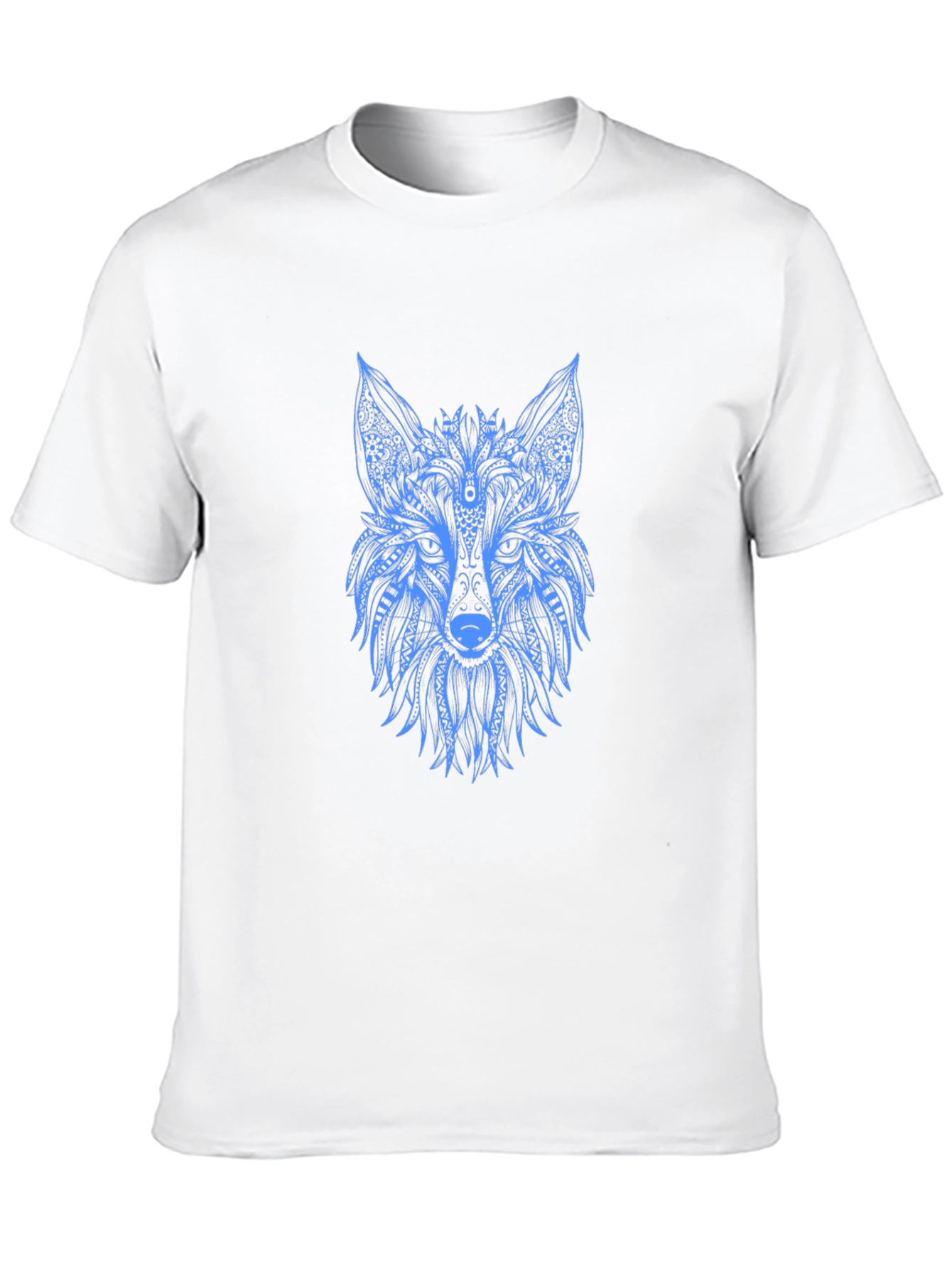 Aztec Fox Graphic T-Shirt - Unique Design