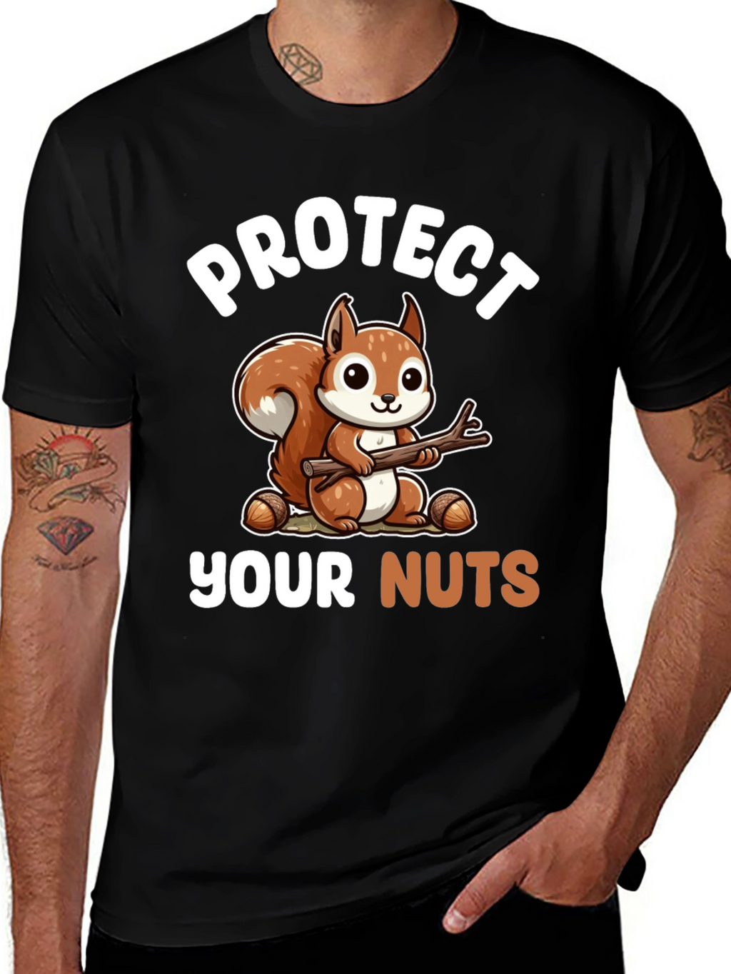 Protect Your Nuts Graphic Tee