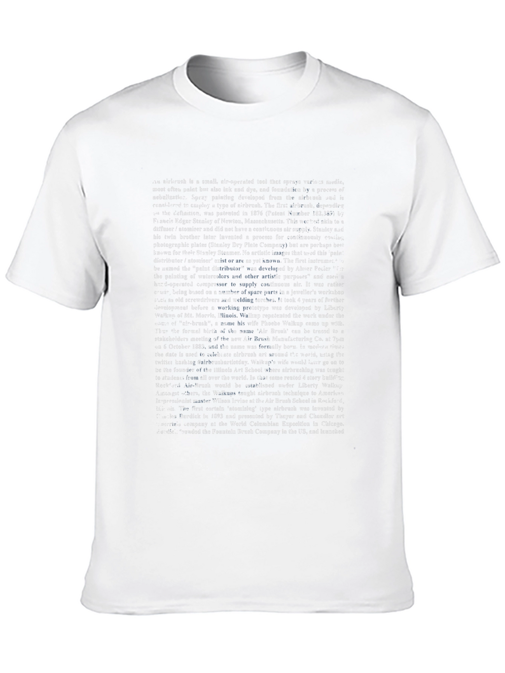 Text-Covered Black T-Shirt