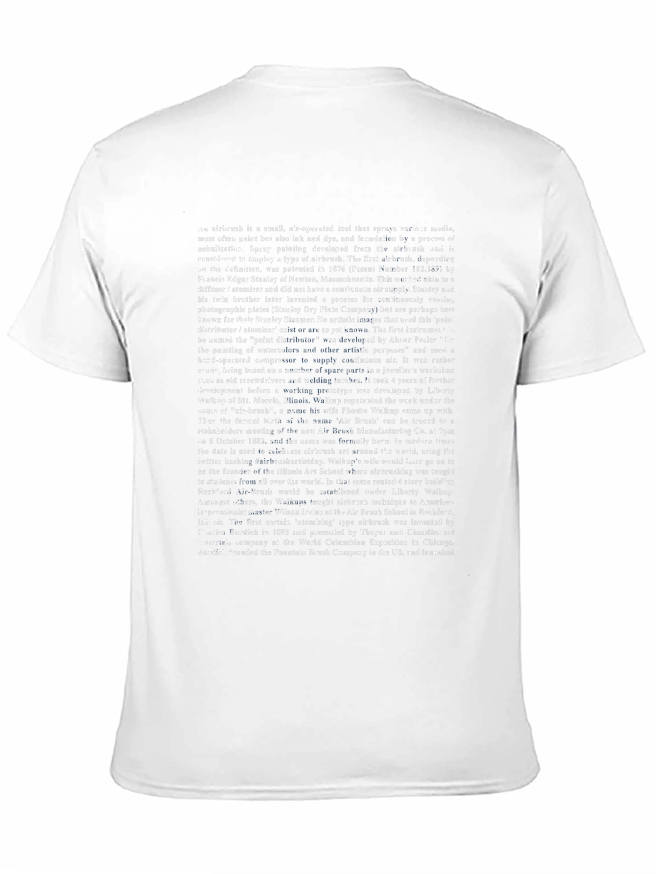 Text-Covered Black T-Shirt