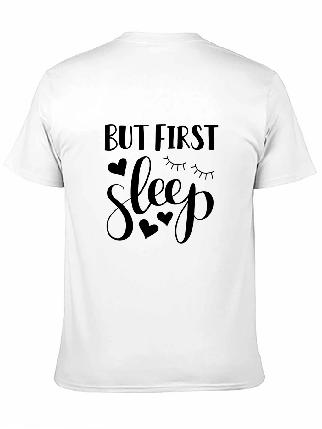 But First Sleep Black Graphic Tee