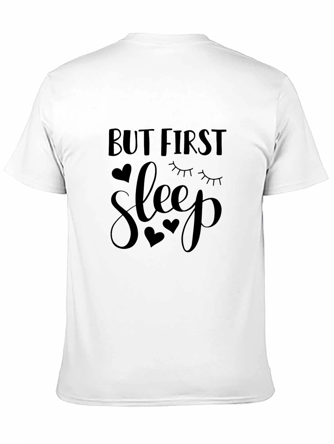 But First Sleep Black Graphic Tee