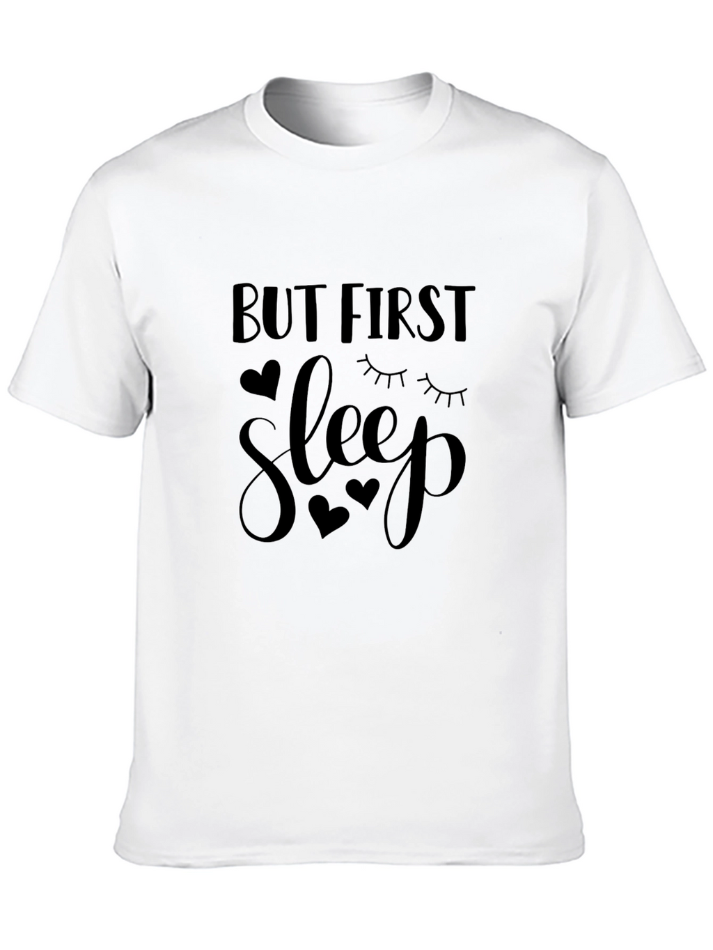 But First Sleep Black Graphic Tee
