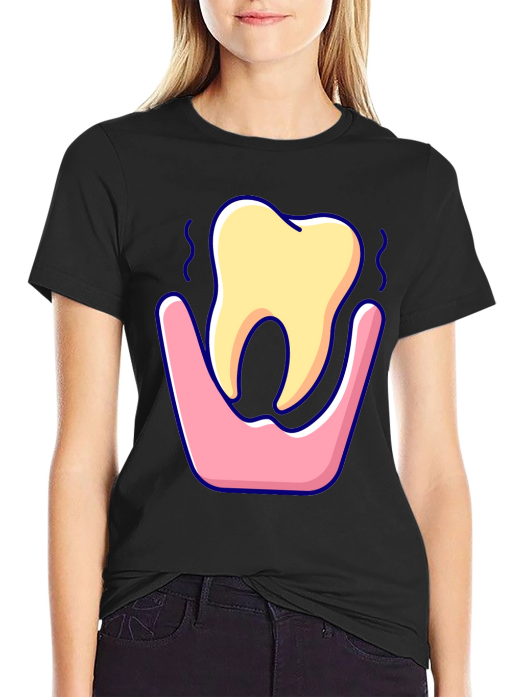 Funny Tooth Graphic Tee - Dentist Humor Shirt