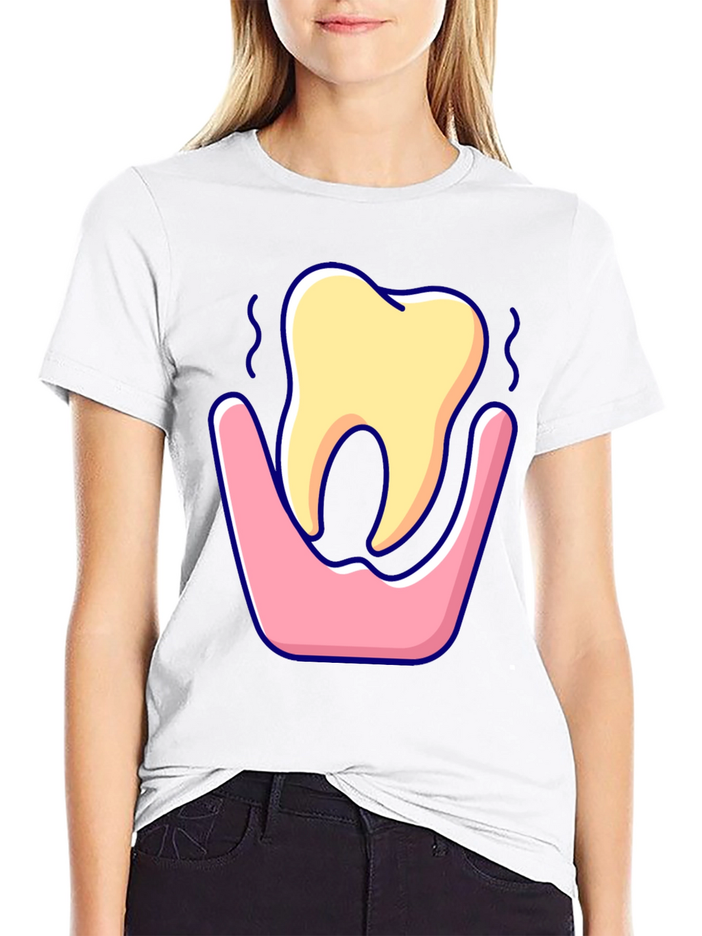 Funny Tooth Graphic Tee - Dentist Humor Shirt