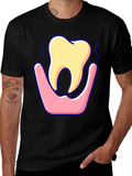 Funny Tooth Graphic Tee - Dentist Humor Shirt