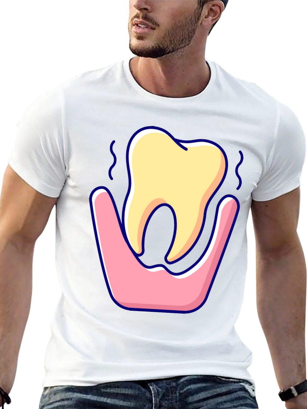 Funny Tooth Graphic Tee - Dentist Humor Shirt
