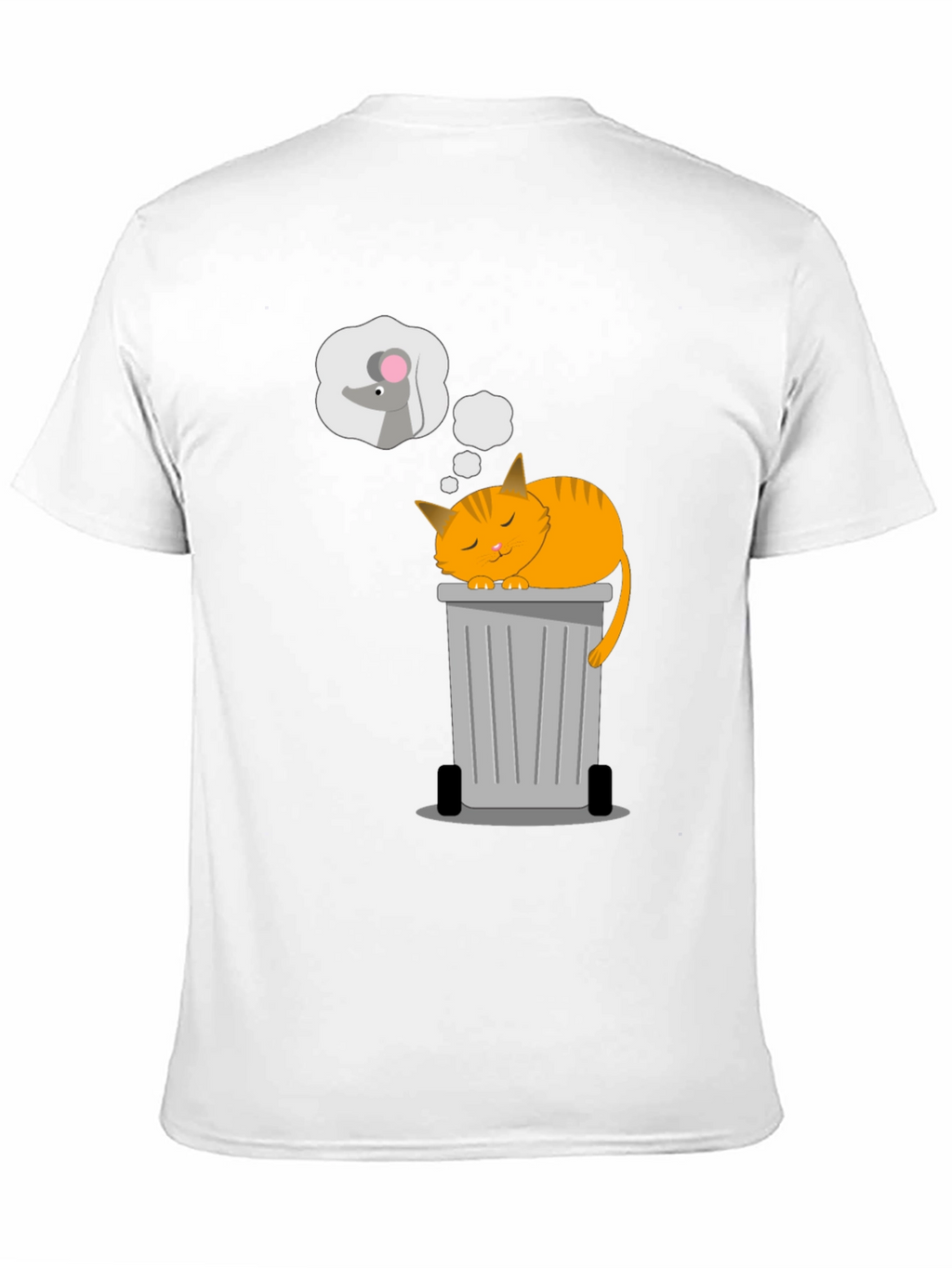 Cat Nap T-Shirt: Sleepy Cat & Mouse Dreams