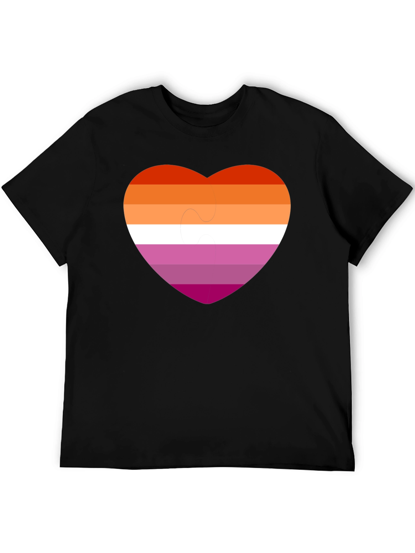 Lesbian Pride Heart T-Shirt