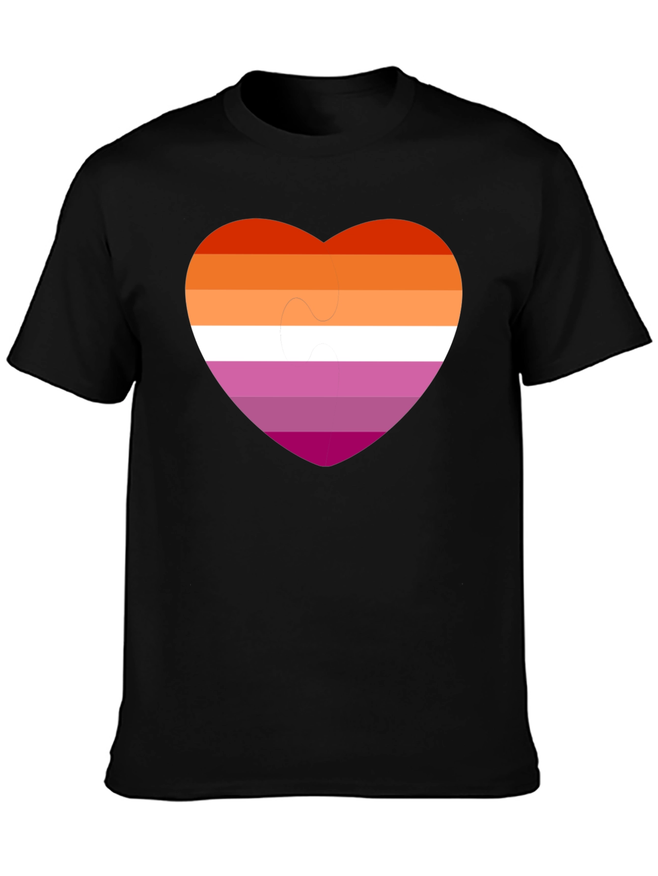 Lesbian Pride Heart T-Shirt