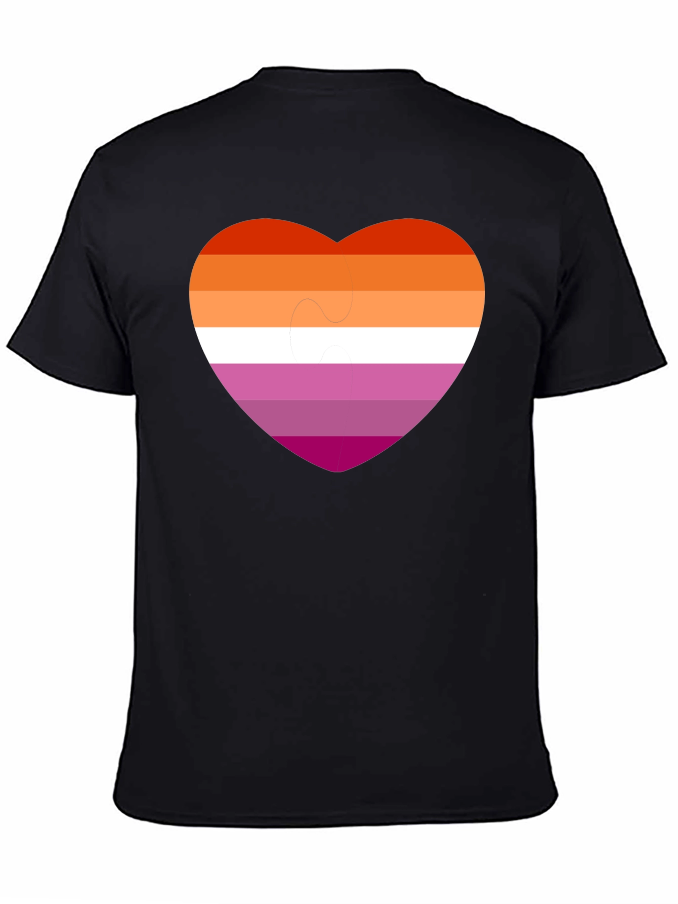 Lesbian Pride Heart T-Shirt