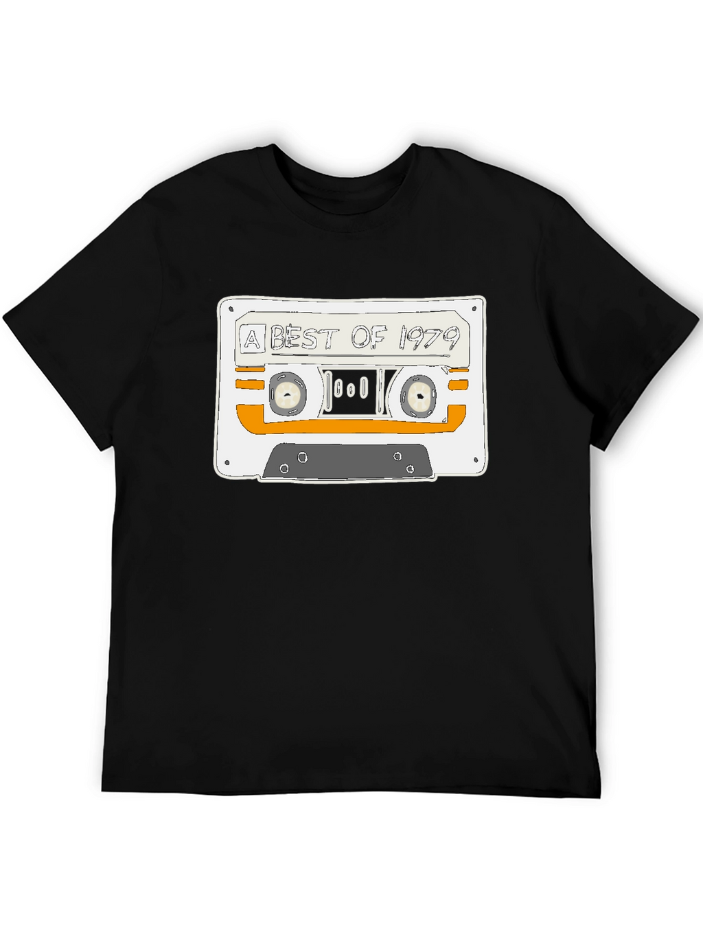 Retro A Best of 1979 Cassette Tape Black T-Shirt