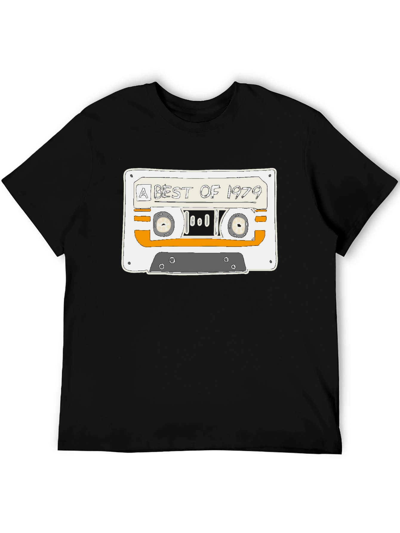 Retro A Best of 1979 Cassette Tape Black T-Shirt