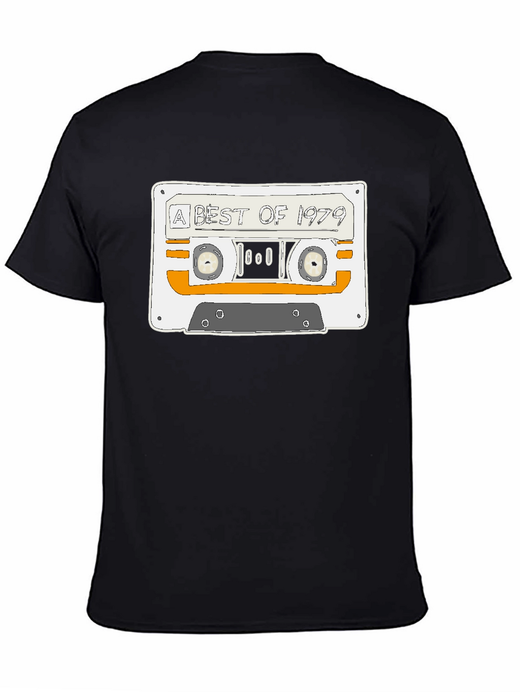 Retro A Best of 1979 Cassette Tape Black T-Shirt