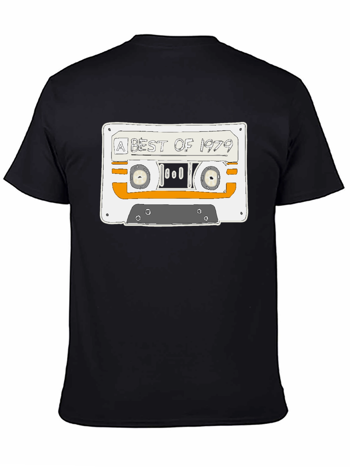 Retro A Best of 1979 Cassette Tape Black T-Shirt