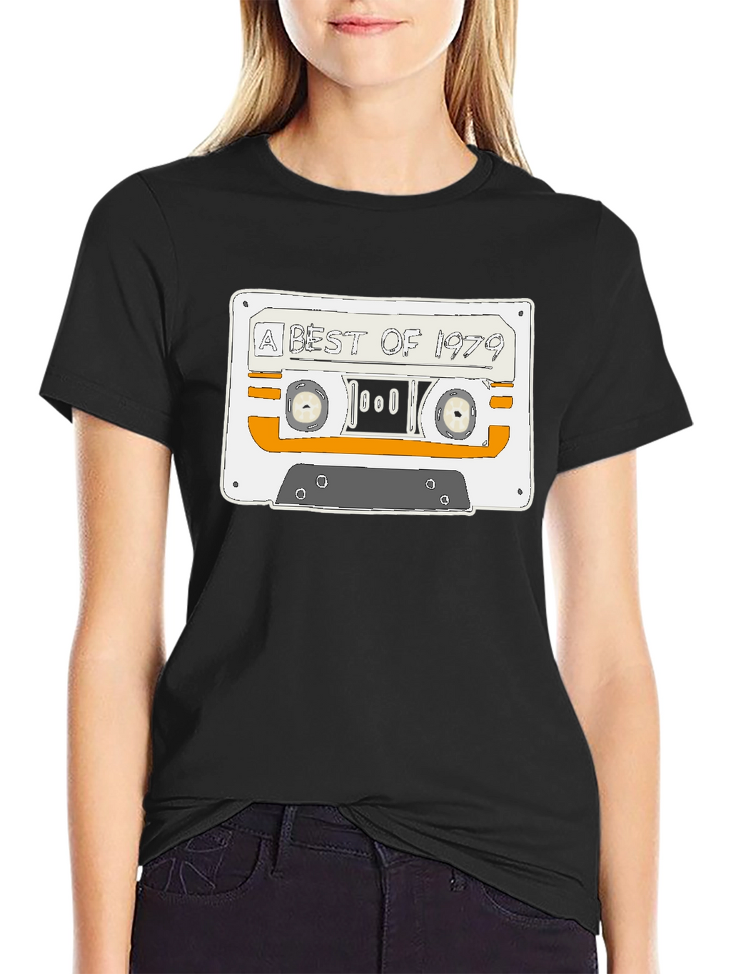 Retro A Best of 1979 Cassette Tape Black T-Shirt