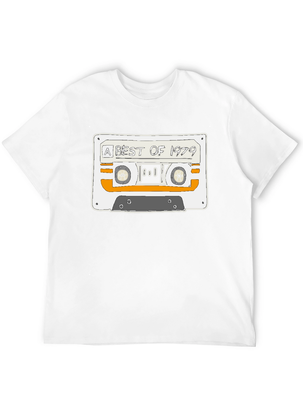 Retro A Best of 1979 Cassette Tape Black T-Shirt