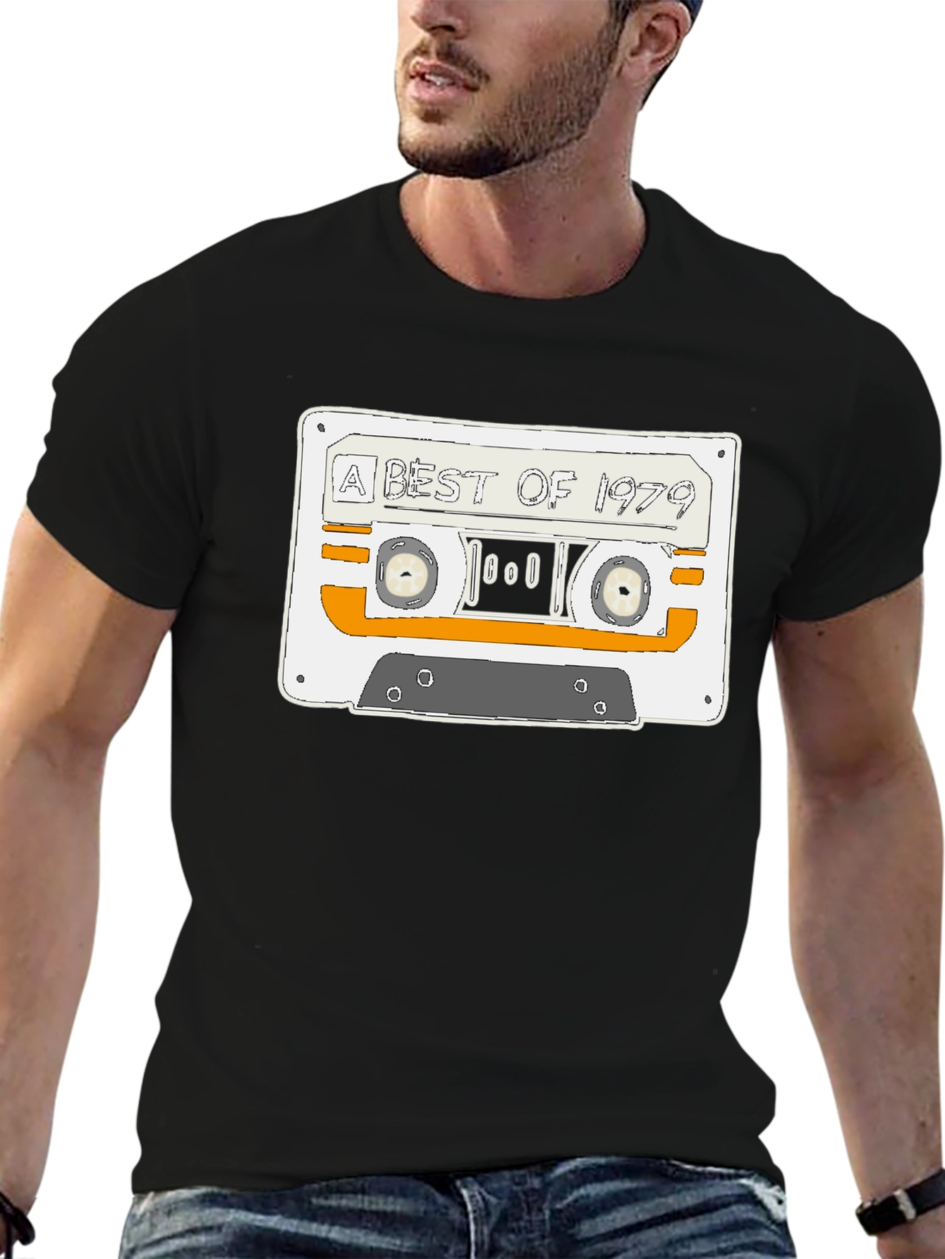 Retro A Best of 1979 Cassette Tape Black T-Shirt