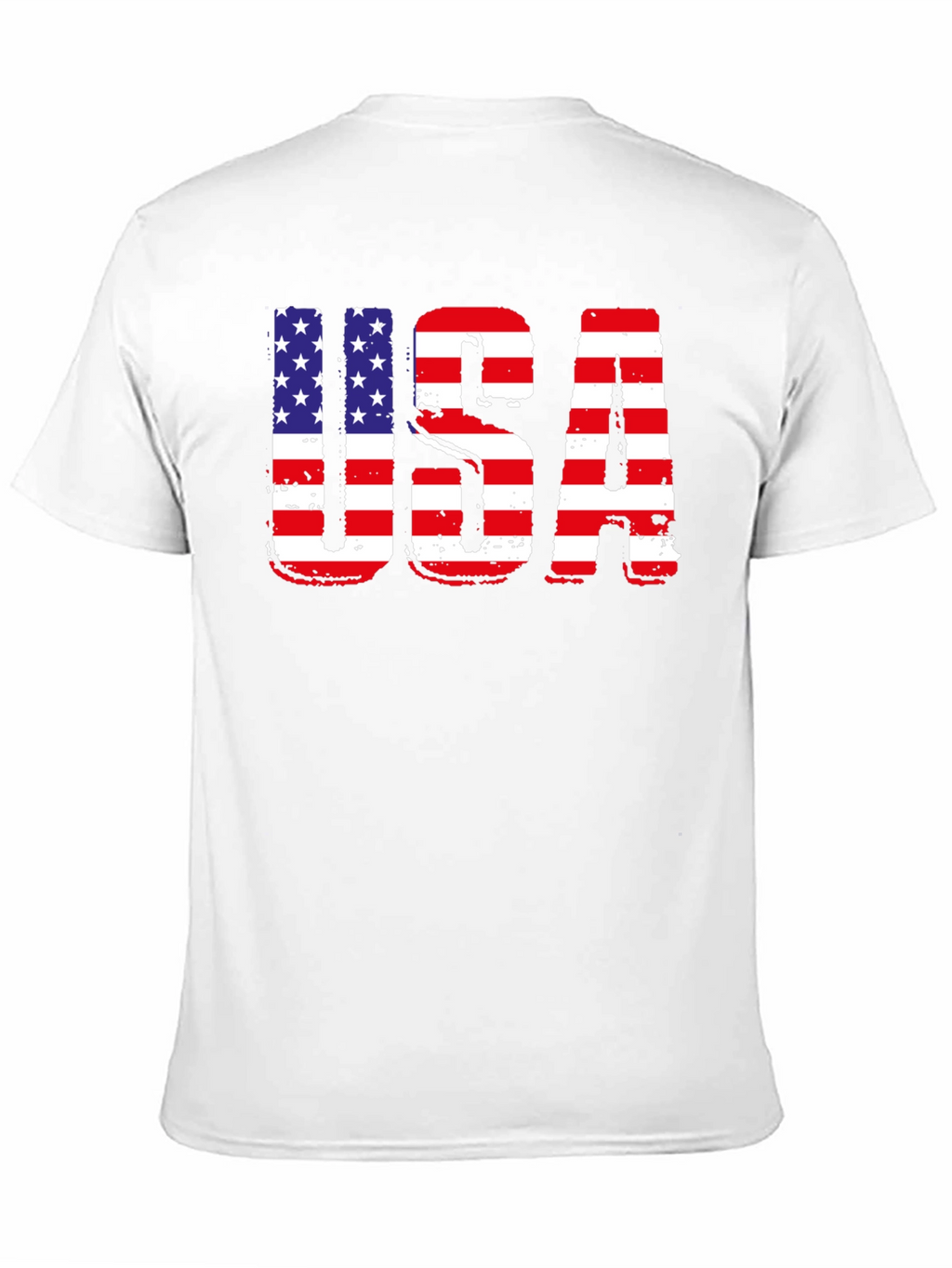 USA Flag Graphic Patriotic T-Shirt