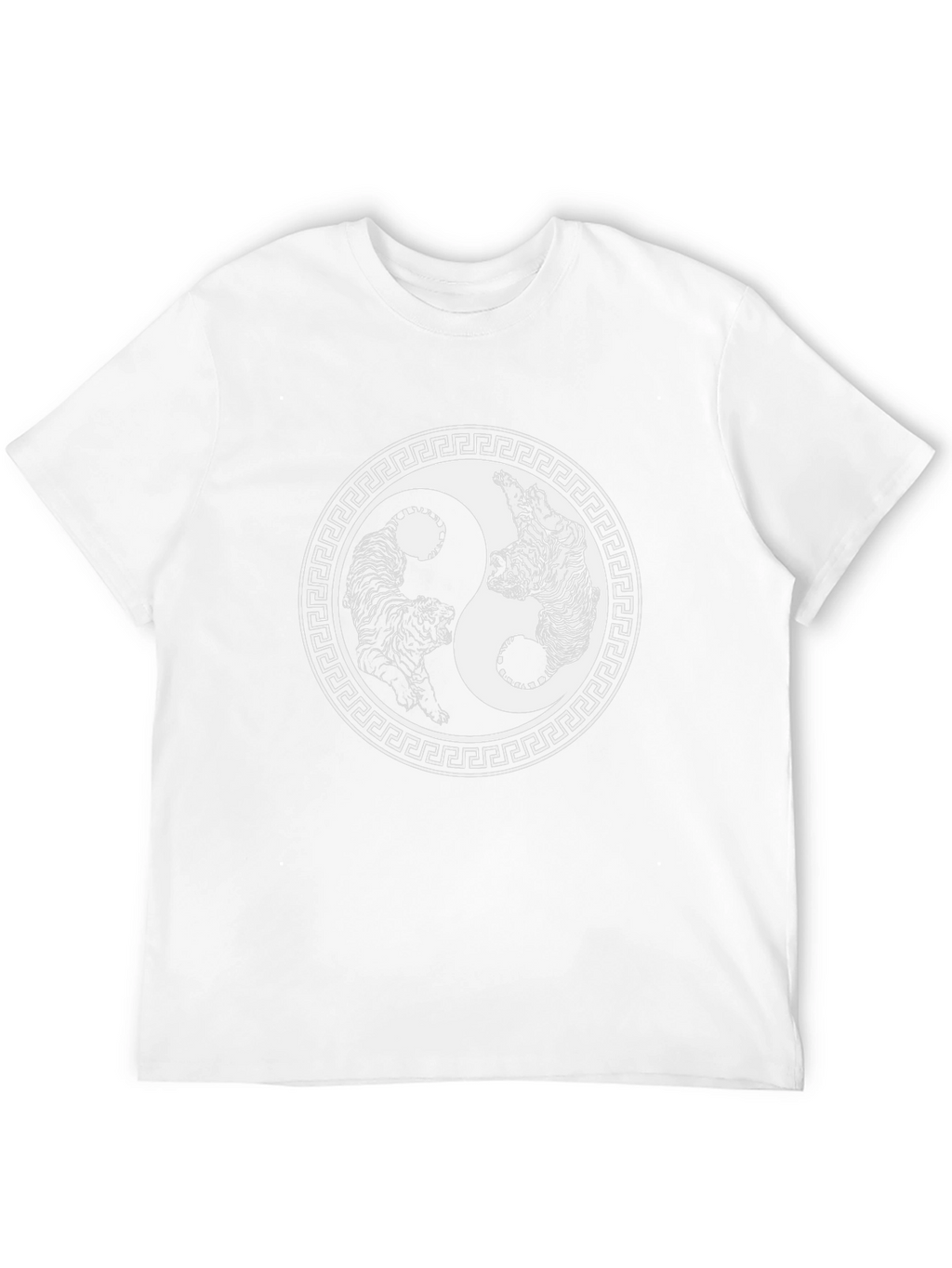 Yin Yang Tiger Graphic T-Shirt