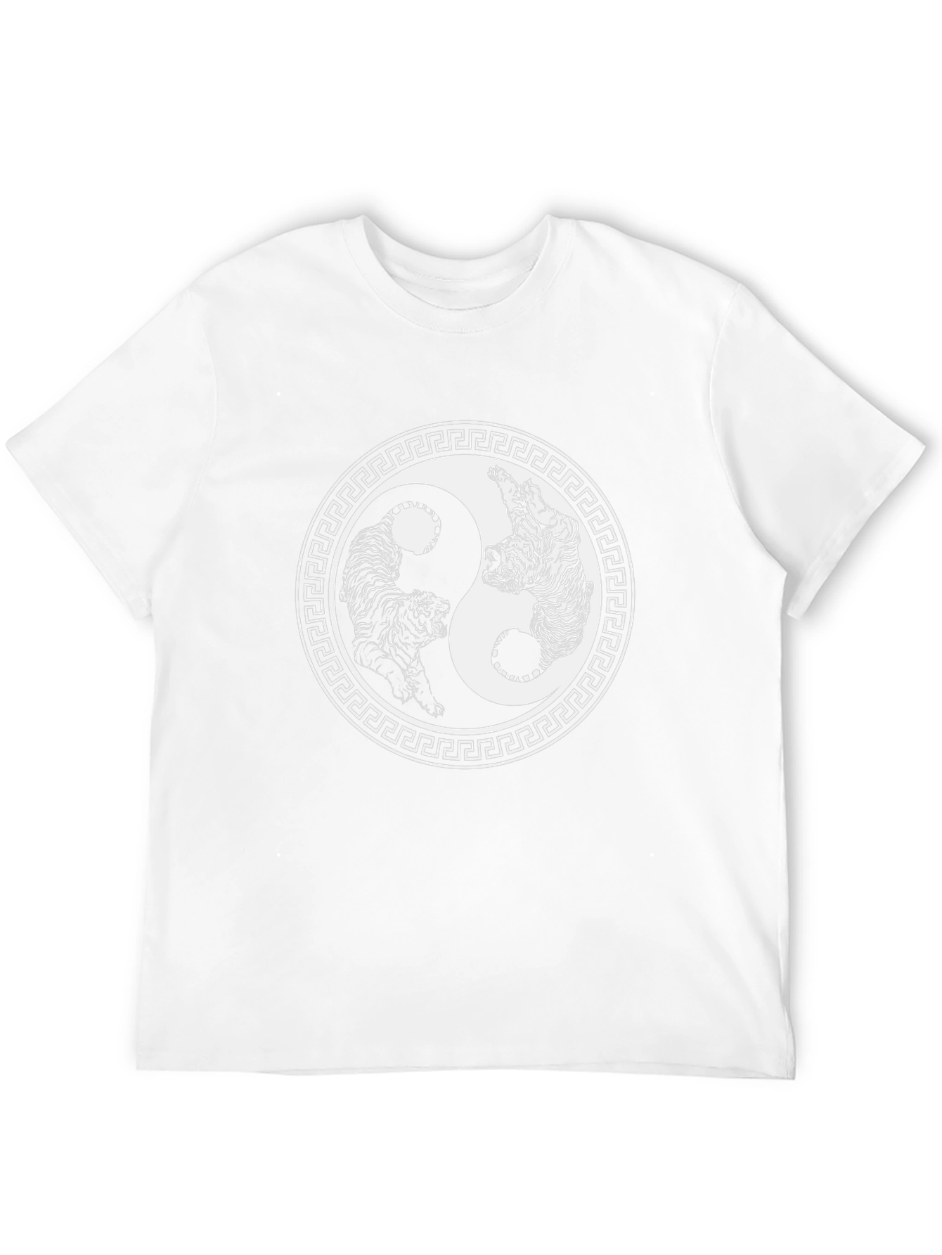 Yin Yang Tiger Graphic T-Shirt