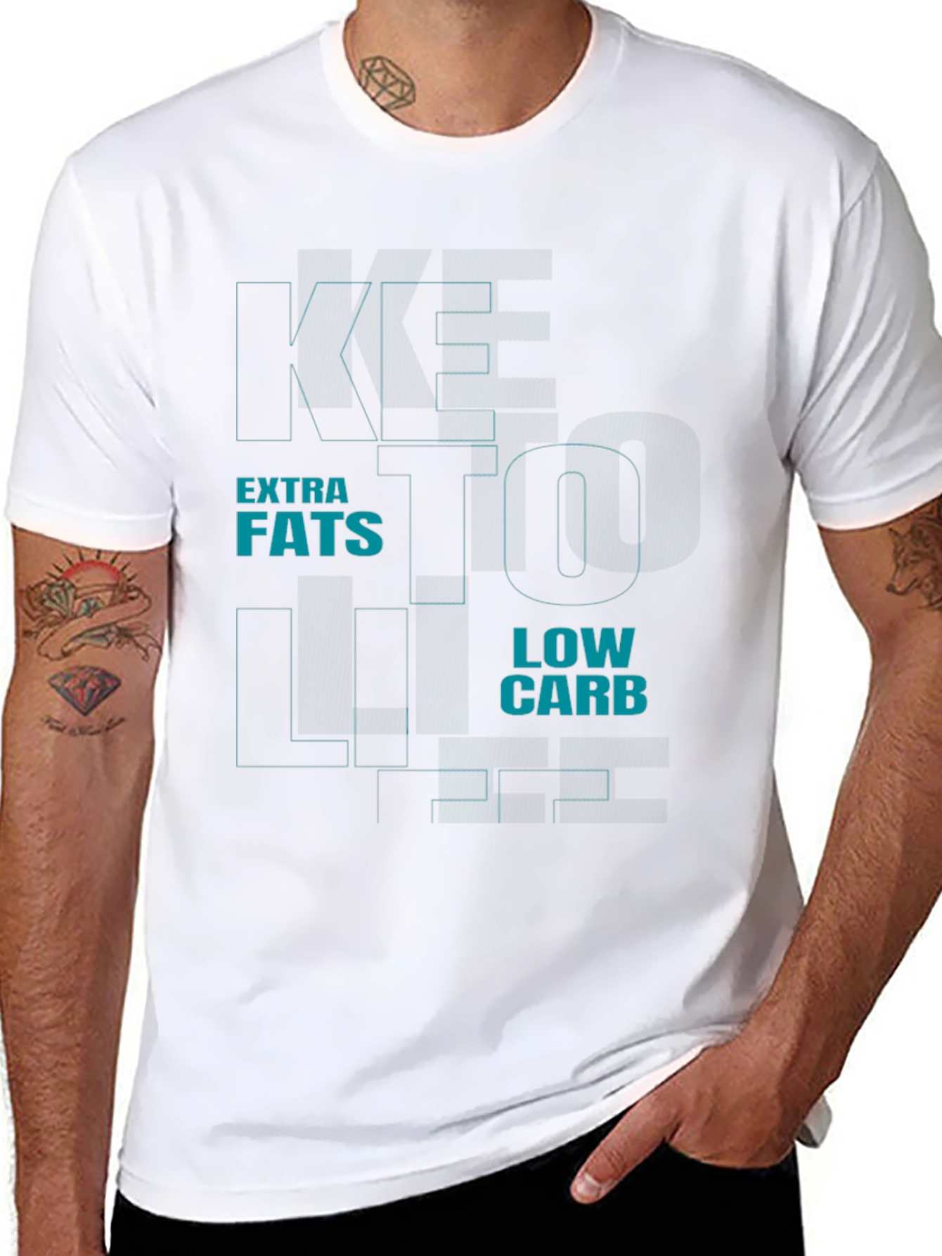 Keto Life T-Shirt - Extra Fats Low Carb