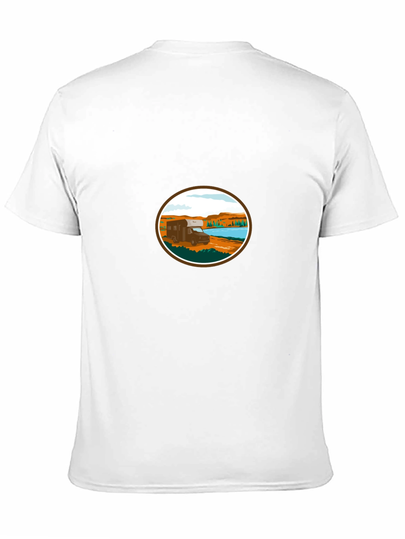 RV Camper Van T-Shirt - Adventure Awaits!