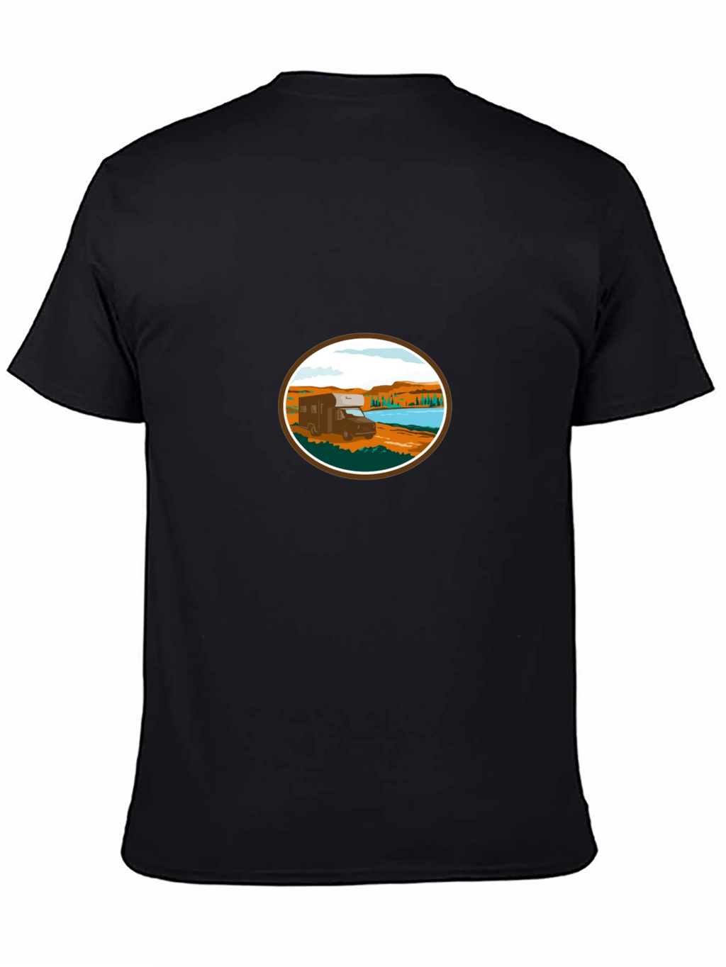 RV Camper Van T-Shirt - Adventure Awaits!