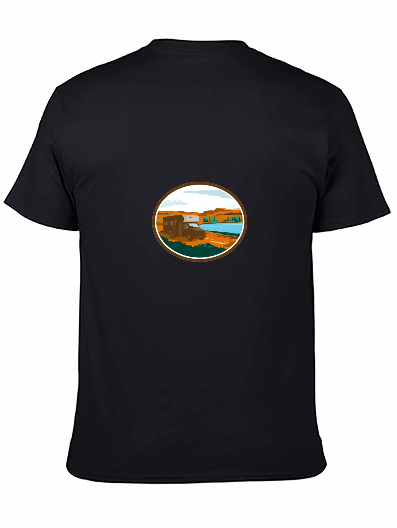 RV Camper Van T-Shirt - Adventure Awaits!
