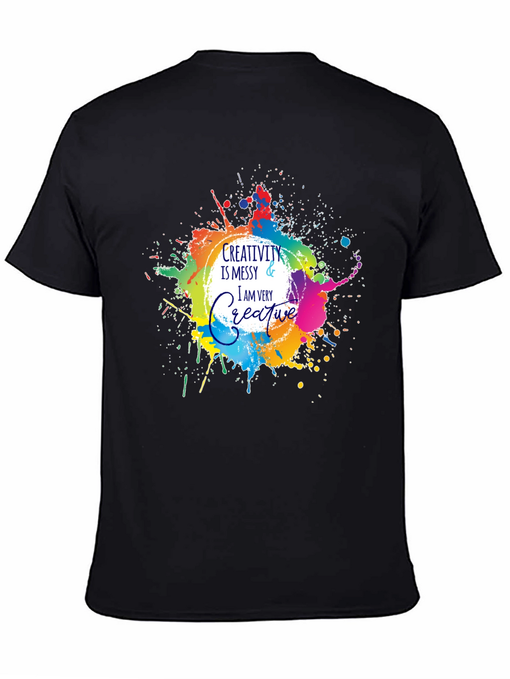 Creativity Messy T-Shirt - Artistic Graphic Tee