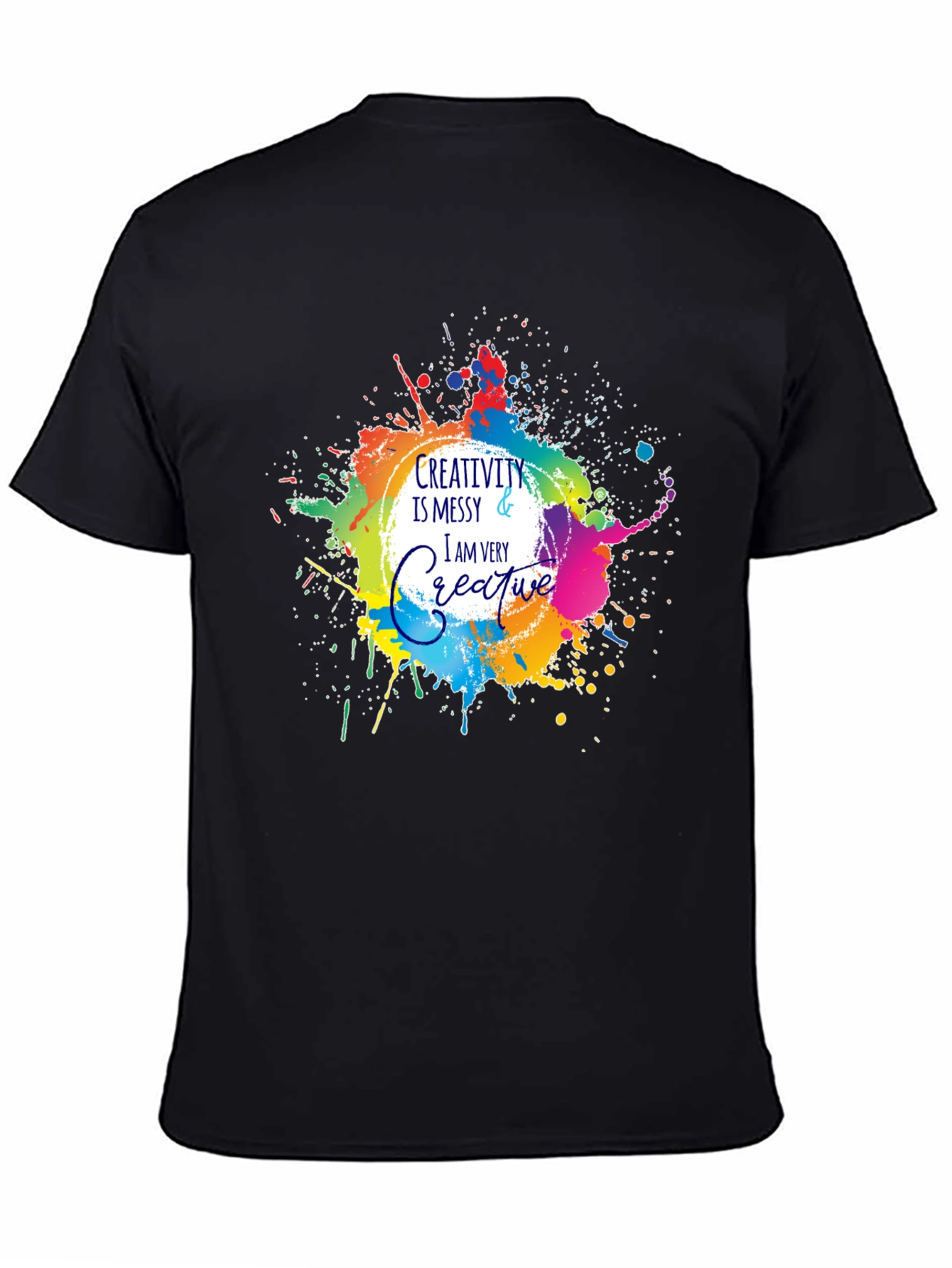 Creativity Messy T-Shirt - Artistic Graphic Tee