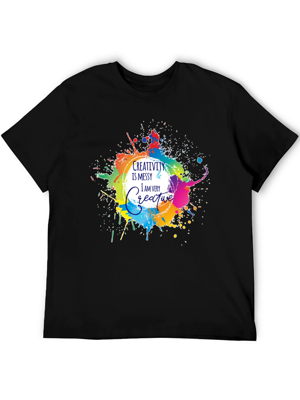Creativity Messy T-Shirt - Artistic Graphic Tee