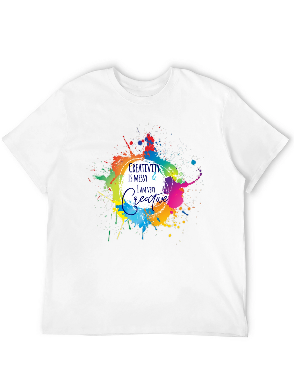 Creativity Messy T-Shirt - Artistic Graphic Tee