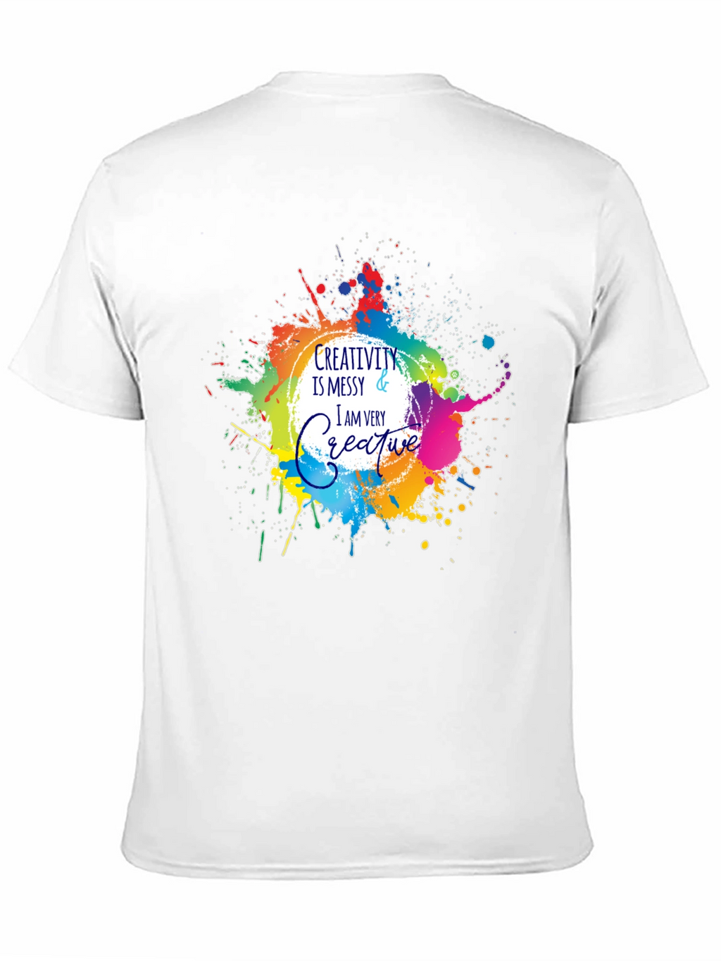 Creativity Messy T-Shirt - Artistic Graphic Tee