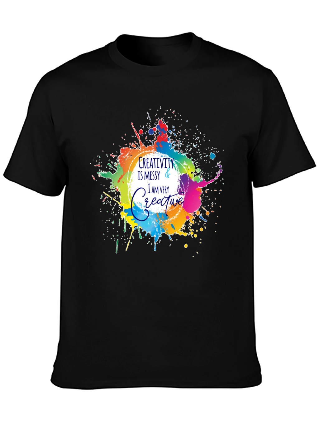 Creativity Messy T-Shirt - Artistic Graphic Tee