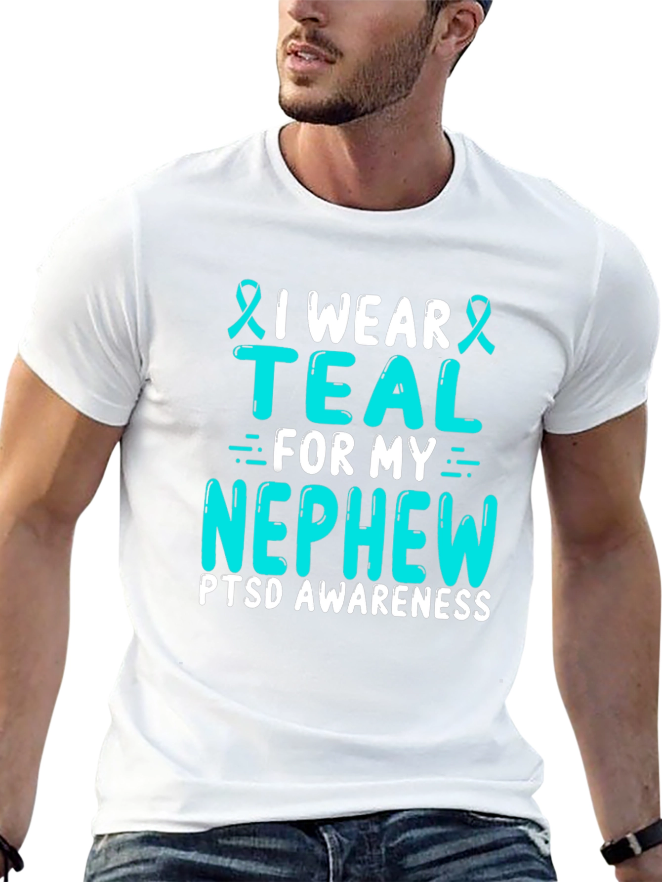 Teal PTSD Awareness T-Shirt