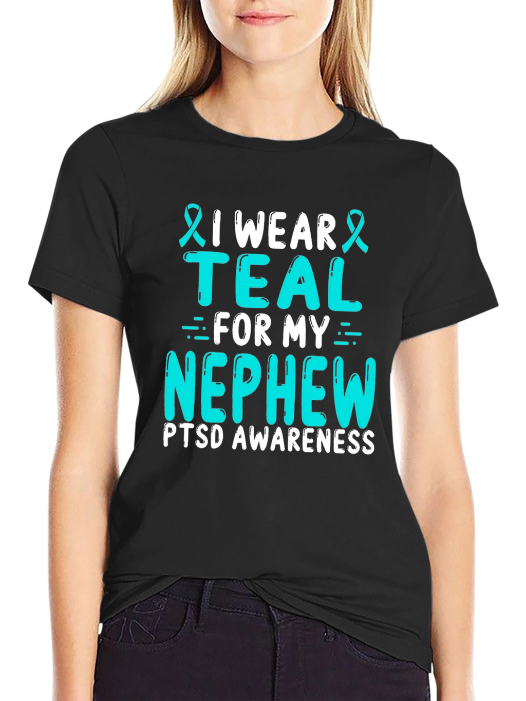 Teal PTSD Awareness T-Shirt