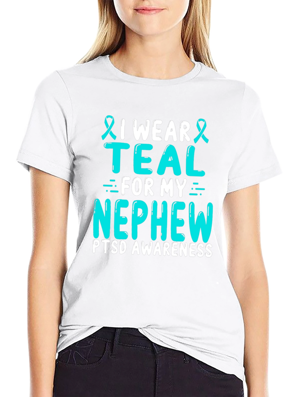 Teal PTSD Awareness T-Shirt
