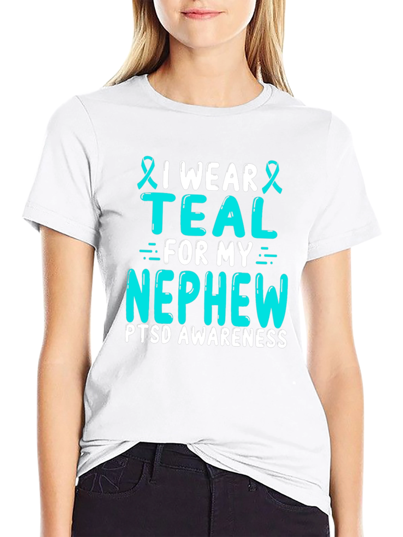 Teal PTSD Awareness T-Shirt