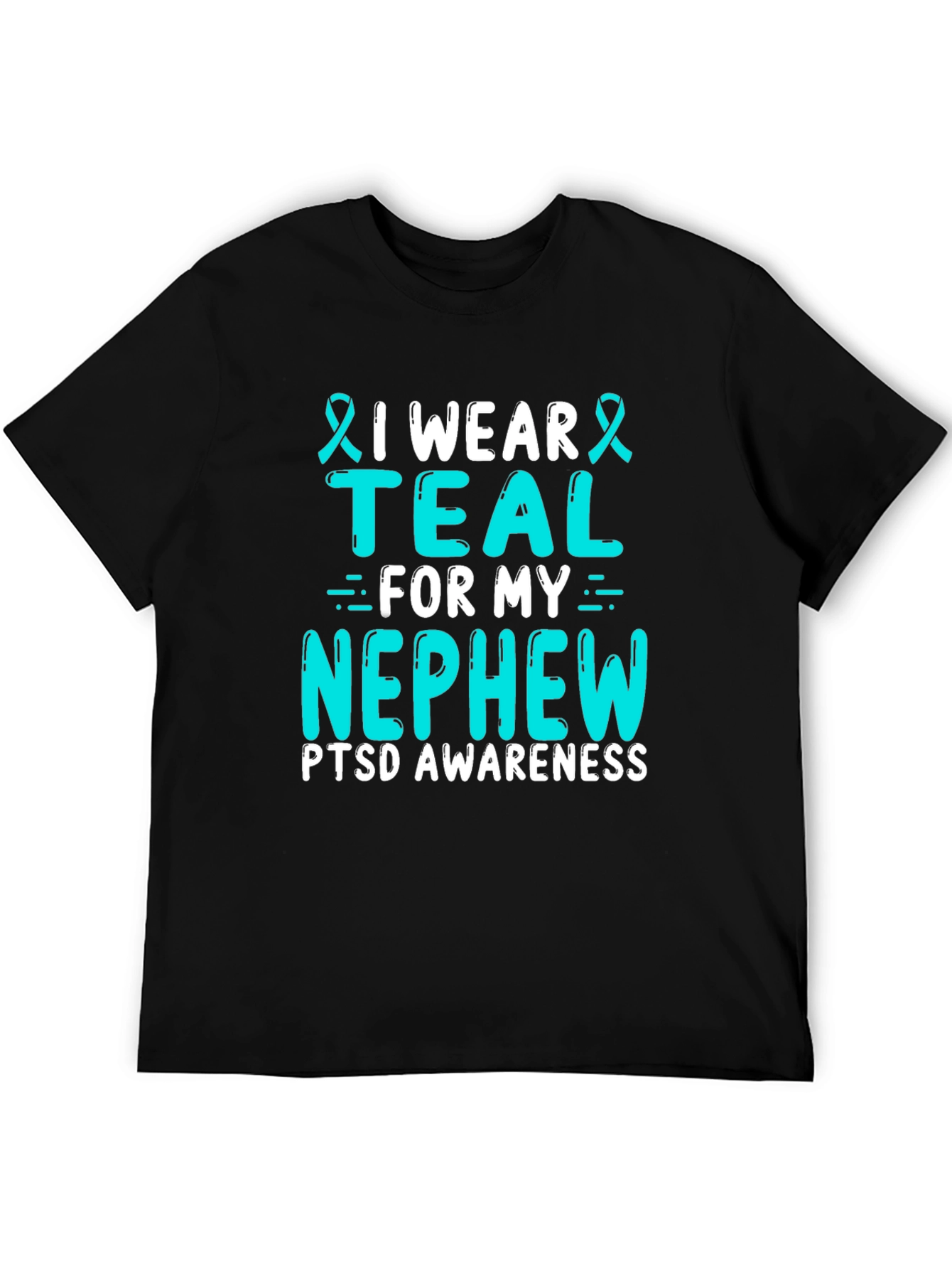 Teal PTSD Awareness T-Shirt