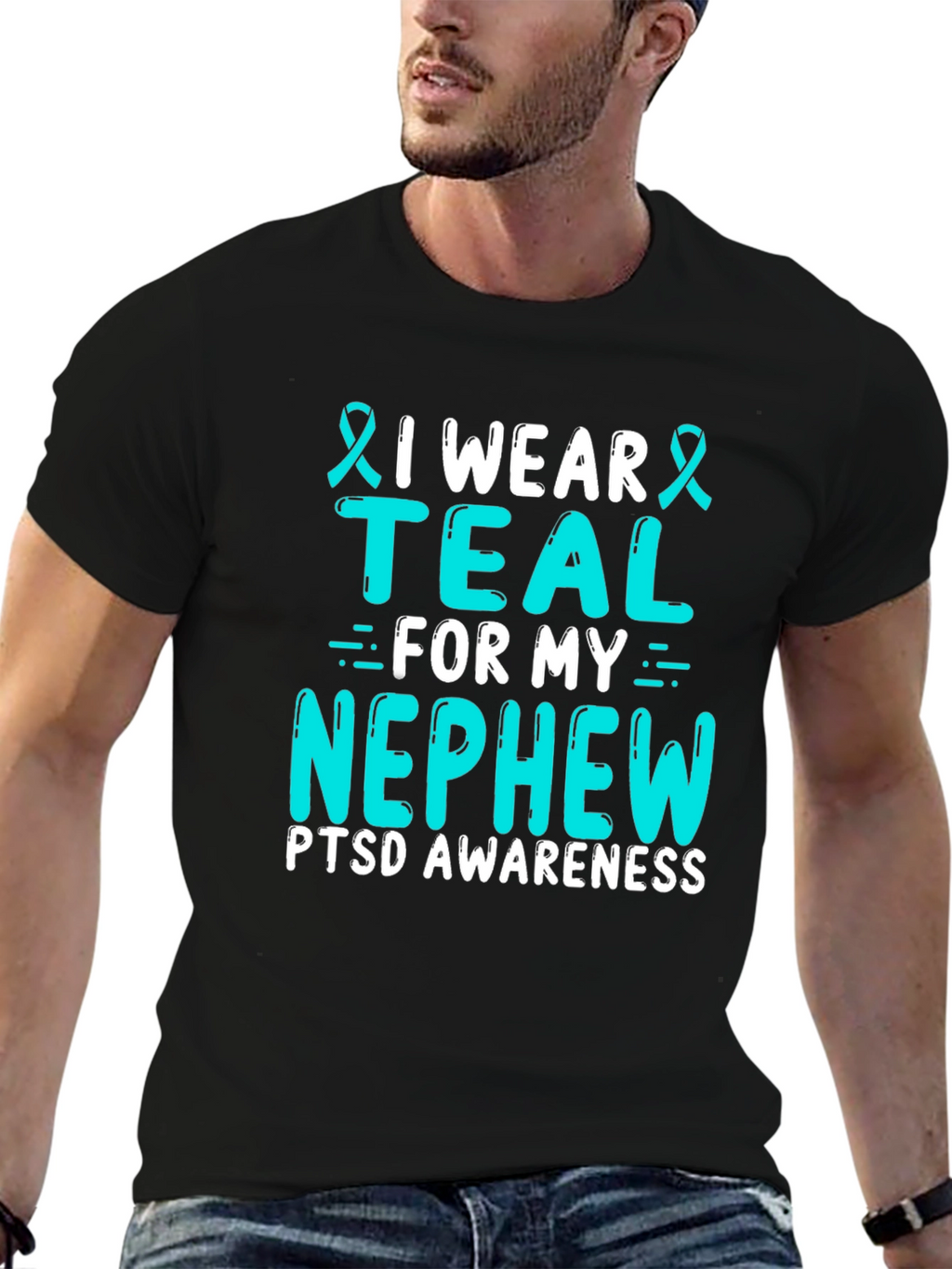 Teal PTSD Awareness T-Shirt