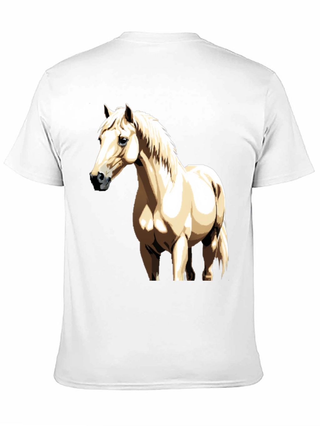 Horse Graphic Tee - Black Casual Shirt