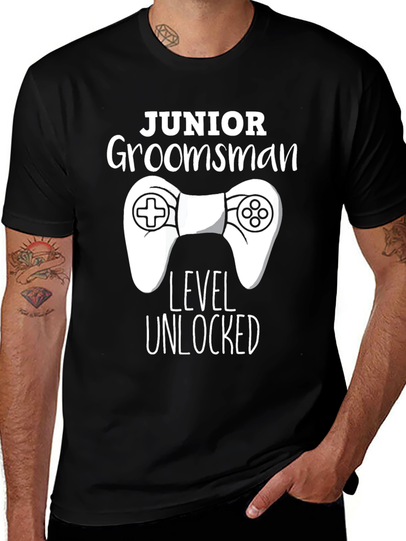 Junior Groomsman Level Unlocked T-Shirt