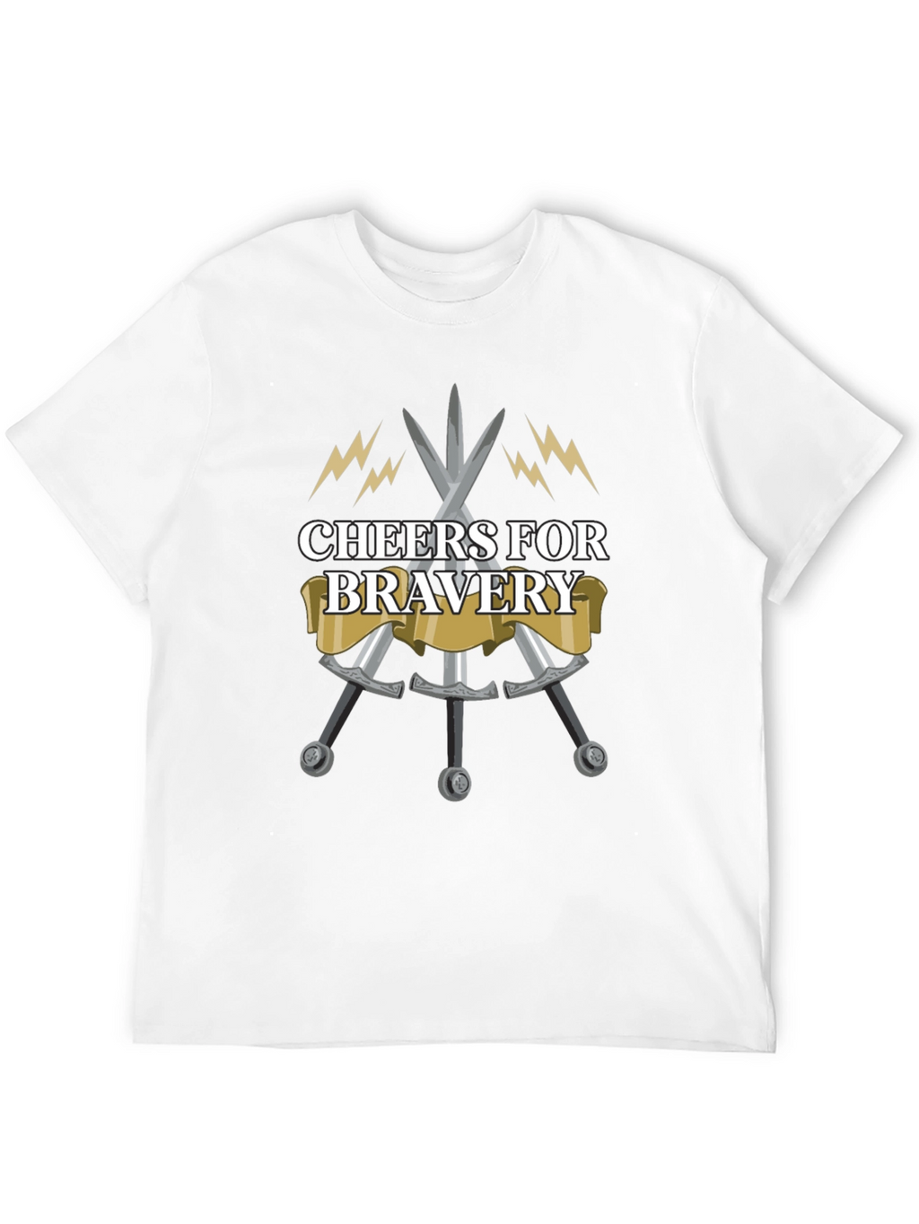 Cheers for Bravery Graphic T-Shirt