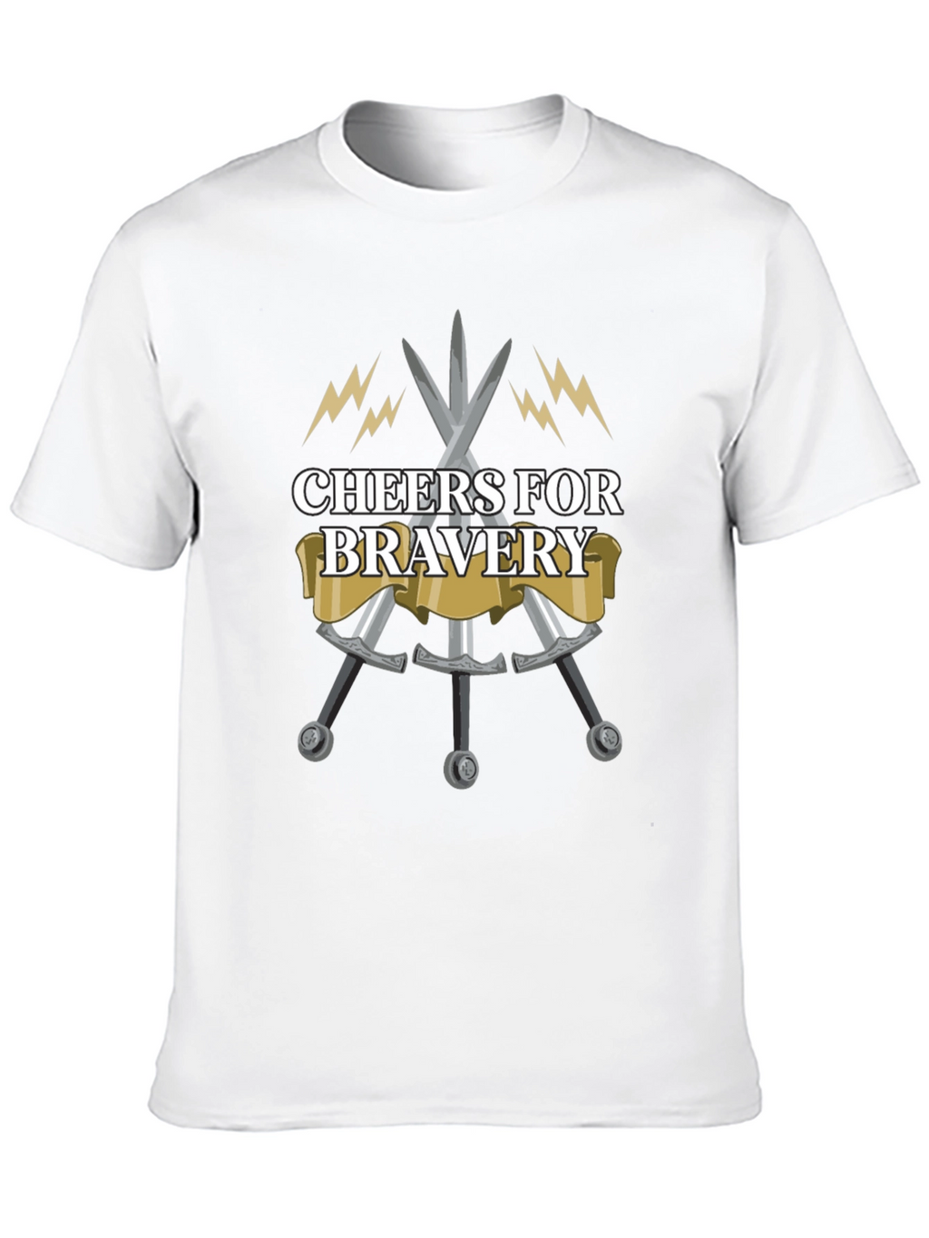 Cheers for Bravery Graphic T-Shirt