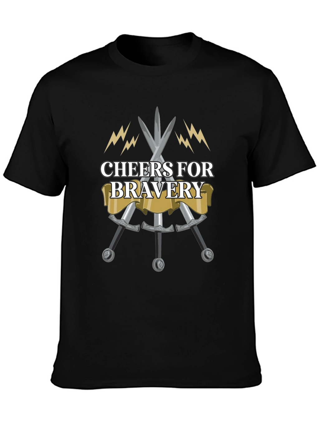 Cheers for Bravery Graphic T-Shirt